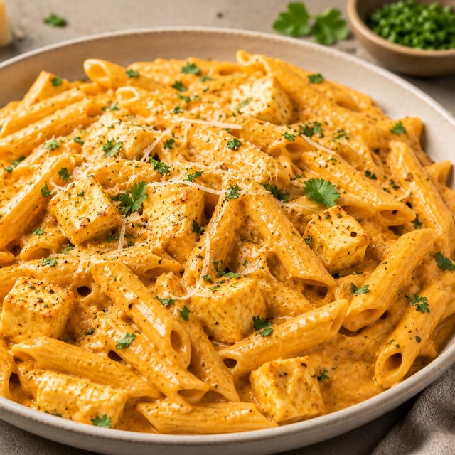 Shahi Paneer Pasta.