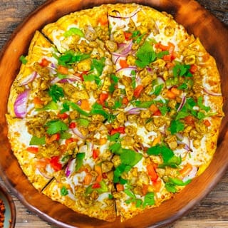 Curry Chicken Halal Pizza